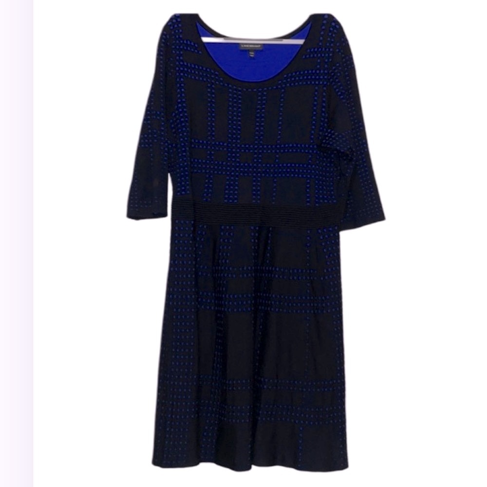 Lane Bryant - Black and Blue a line Dress - Size 22/24